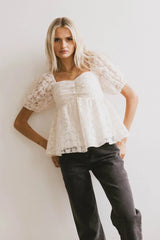 Baylinn Floral Peplum Top