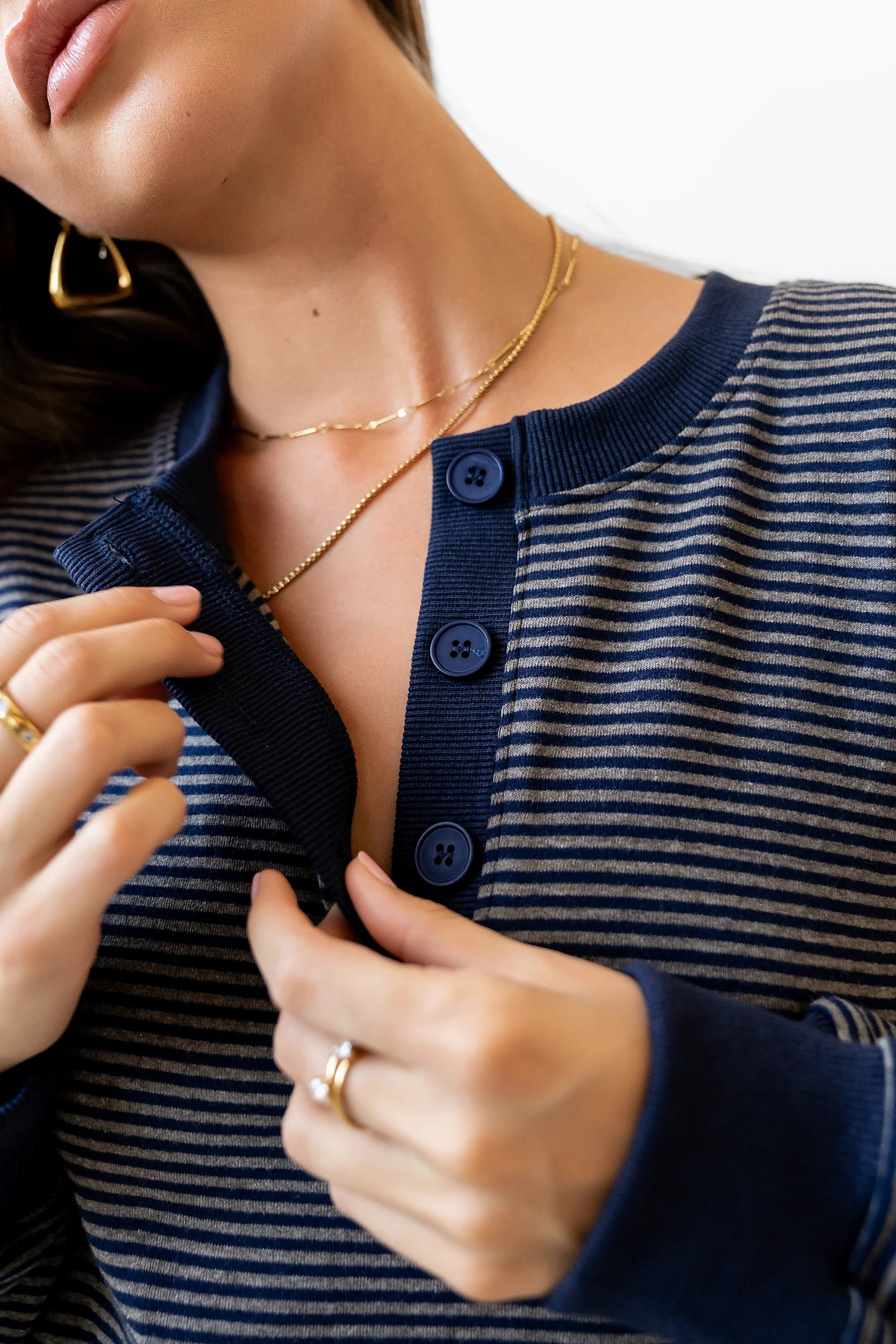 Skye Oversized Striped Top
