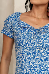 Marlow Maxi Dress in Blue